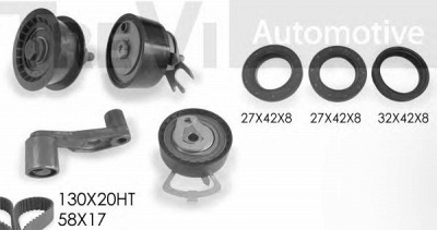 TREVI AUTOMOTIVE kd1290s -  Комплект ремня ГРМ